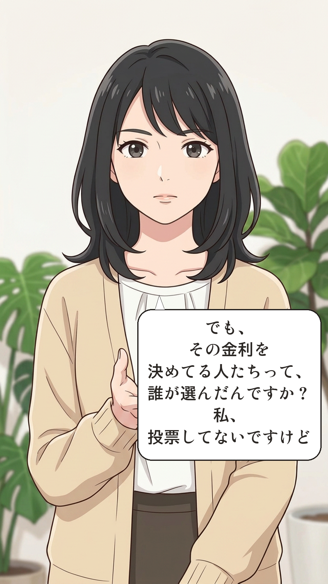 中央銀行の役割を学ぶカナの4コマ・承