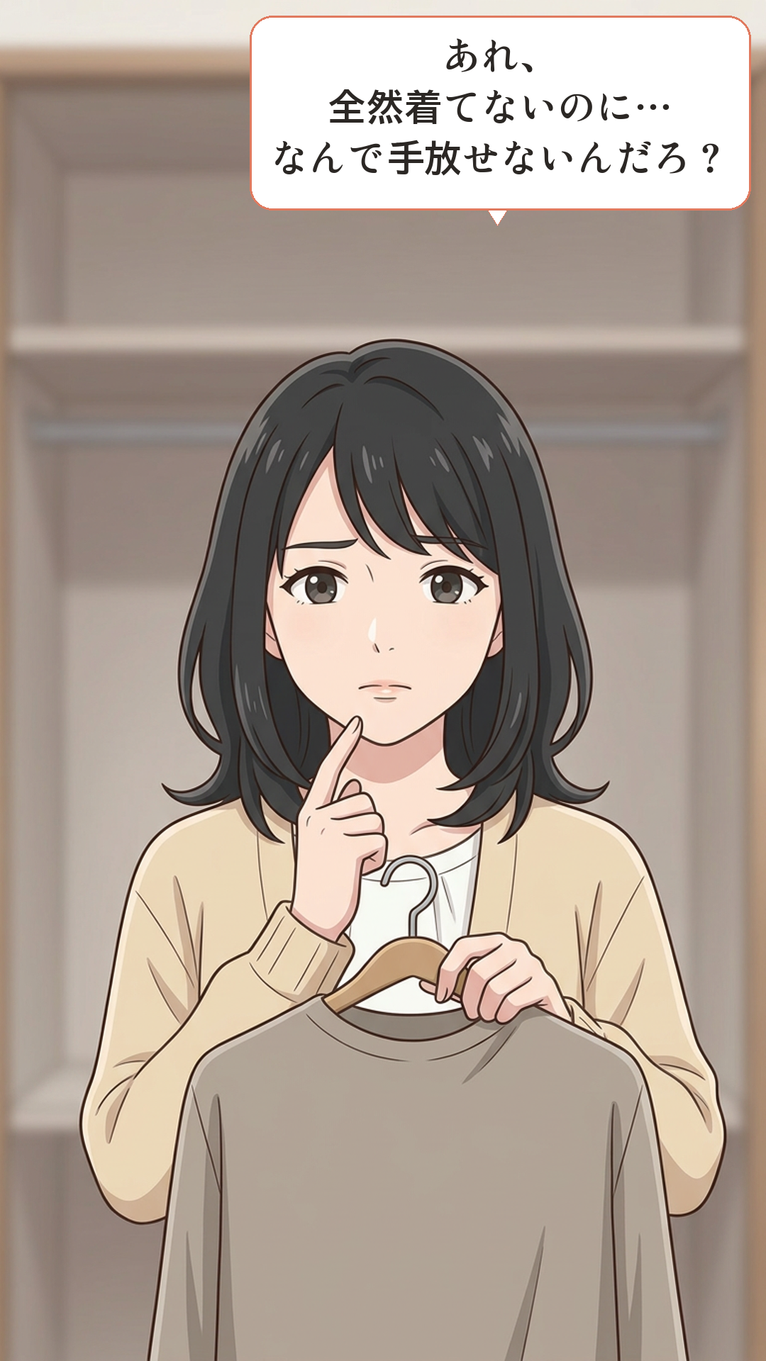 保有効果に引っかかるカナの4コマ・承