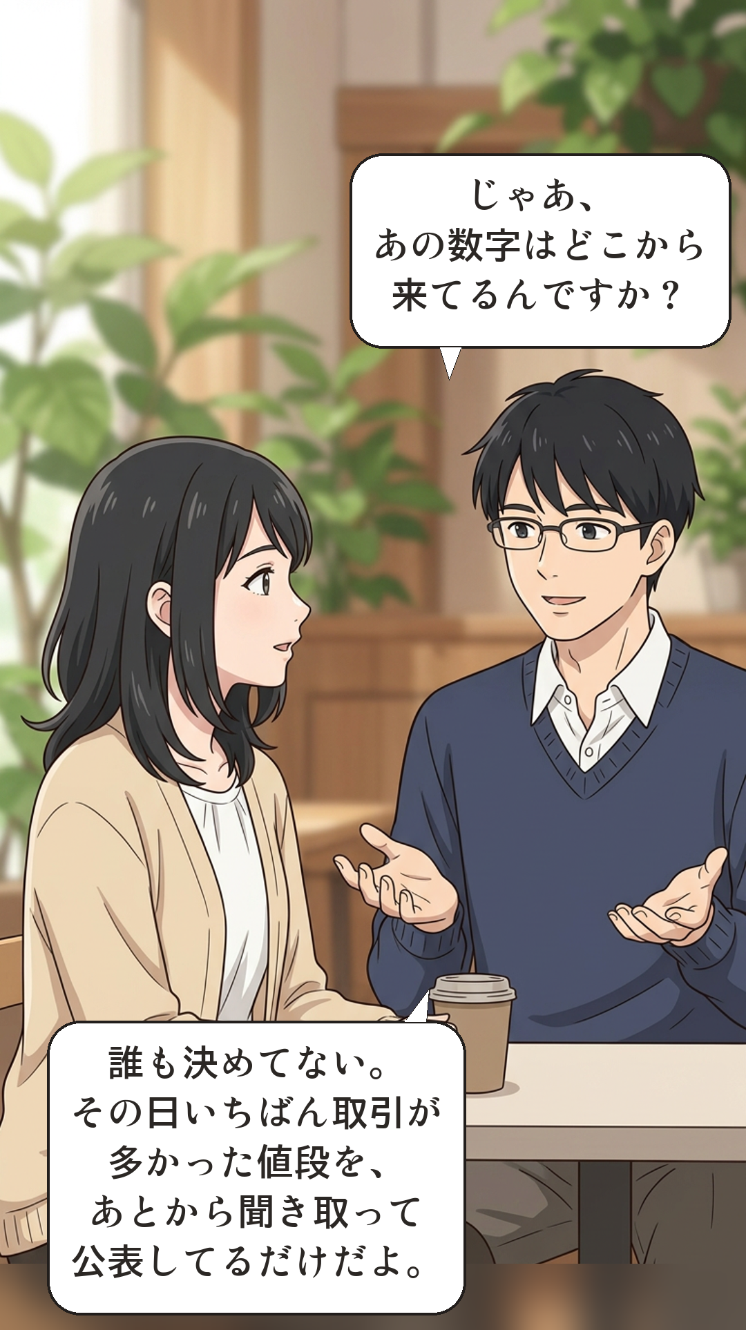 為替レートを学ぶカナの4コマ・転