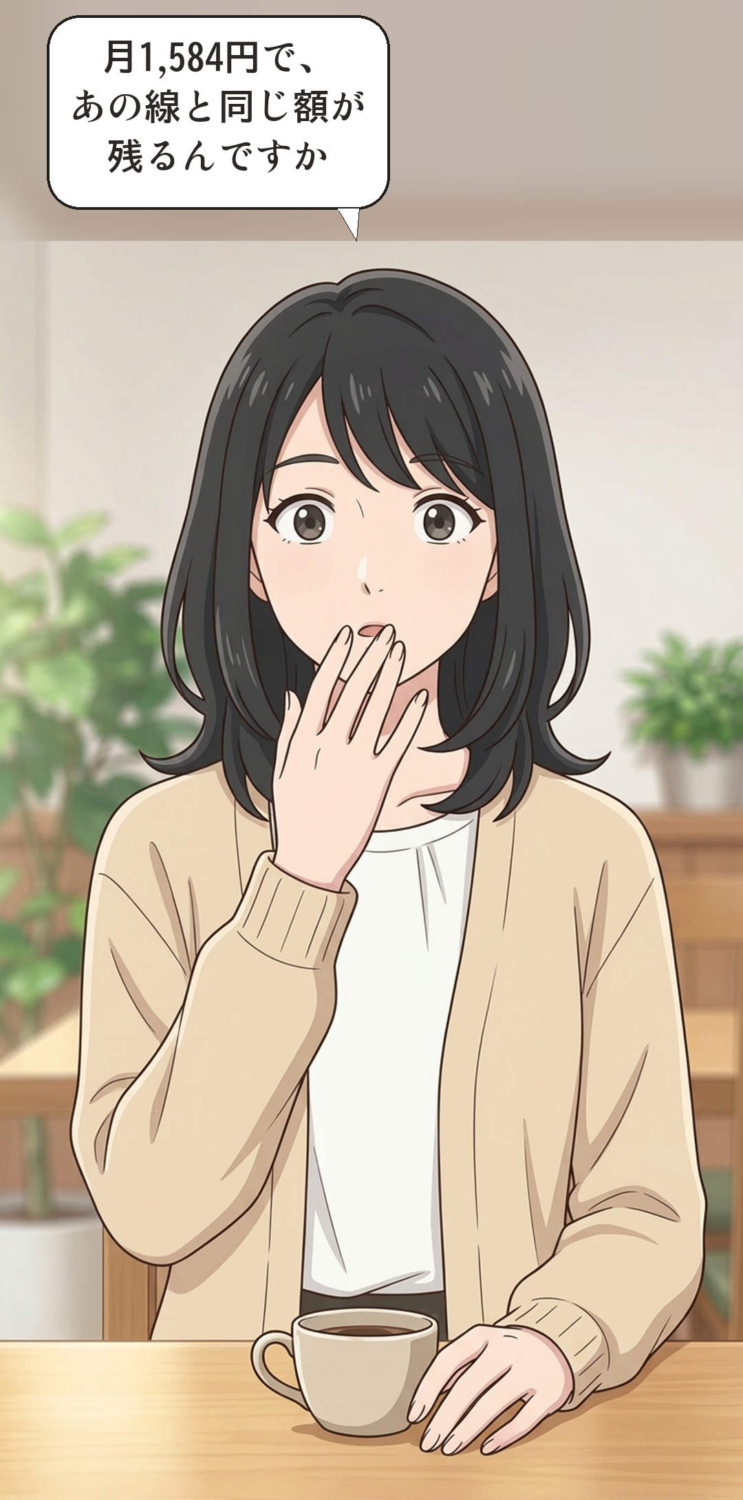 固定費と変動費を学ぶカナの4コマ・結