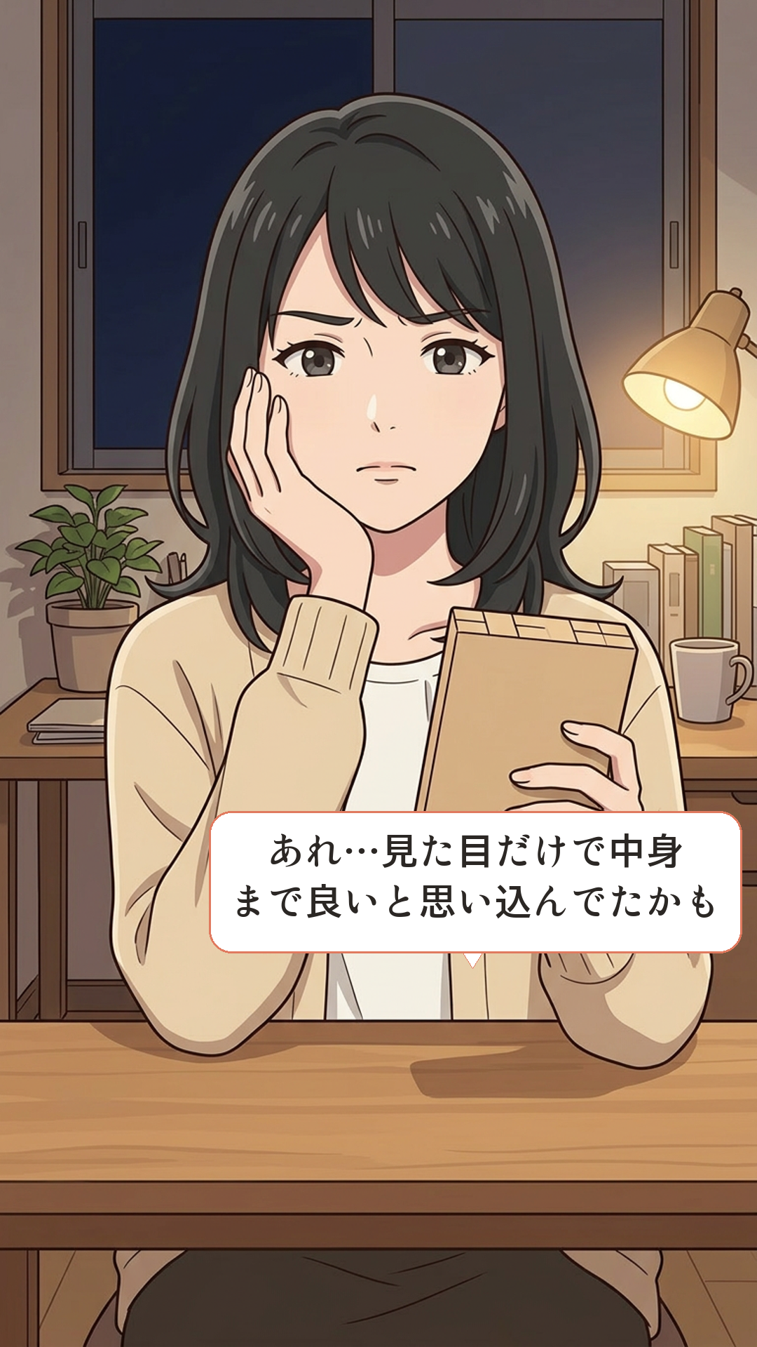 ハロー効果に引っかかるカナの4コマ・承
