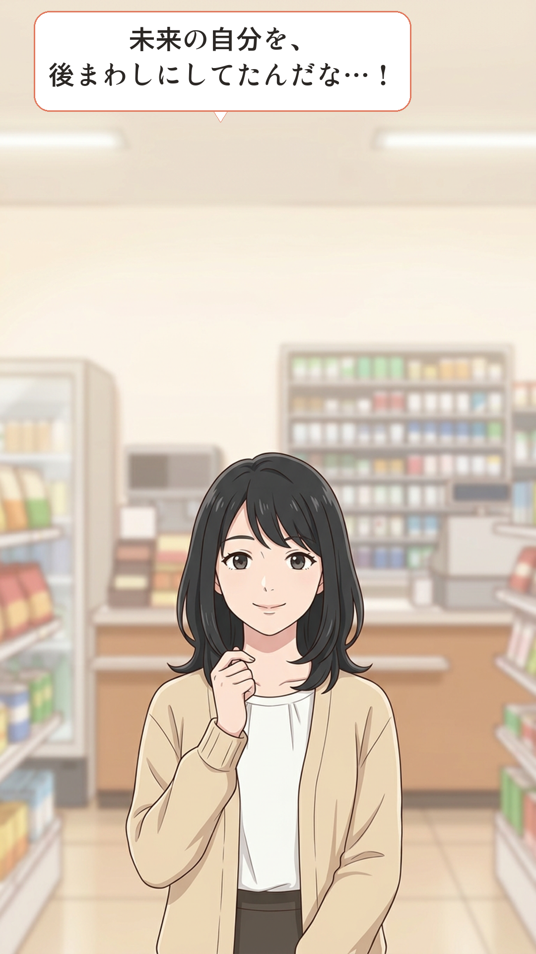 双曲割引に引っかかるカナの4コマ・結