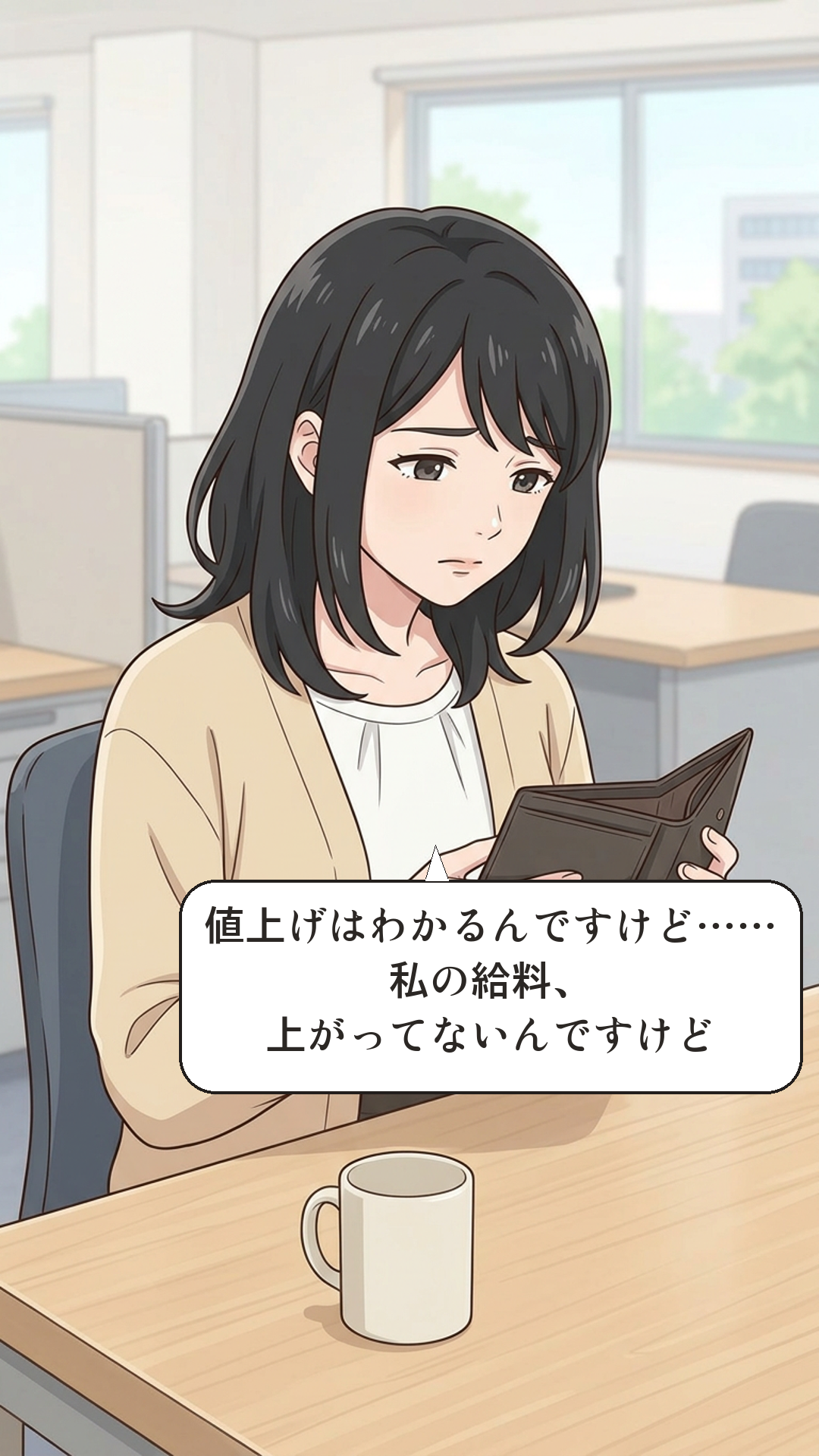 インフレーションを学ぶカナの4コマ・承