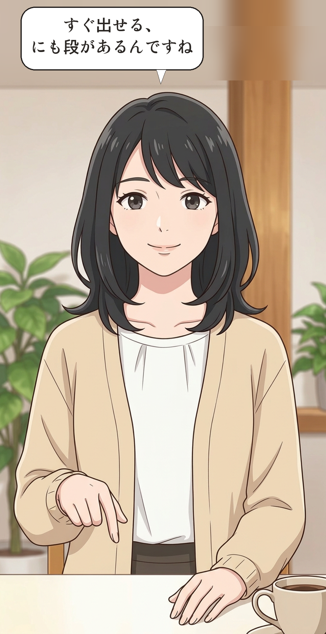 流動性を学ぶカナの4コマ・結