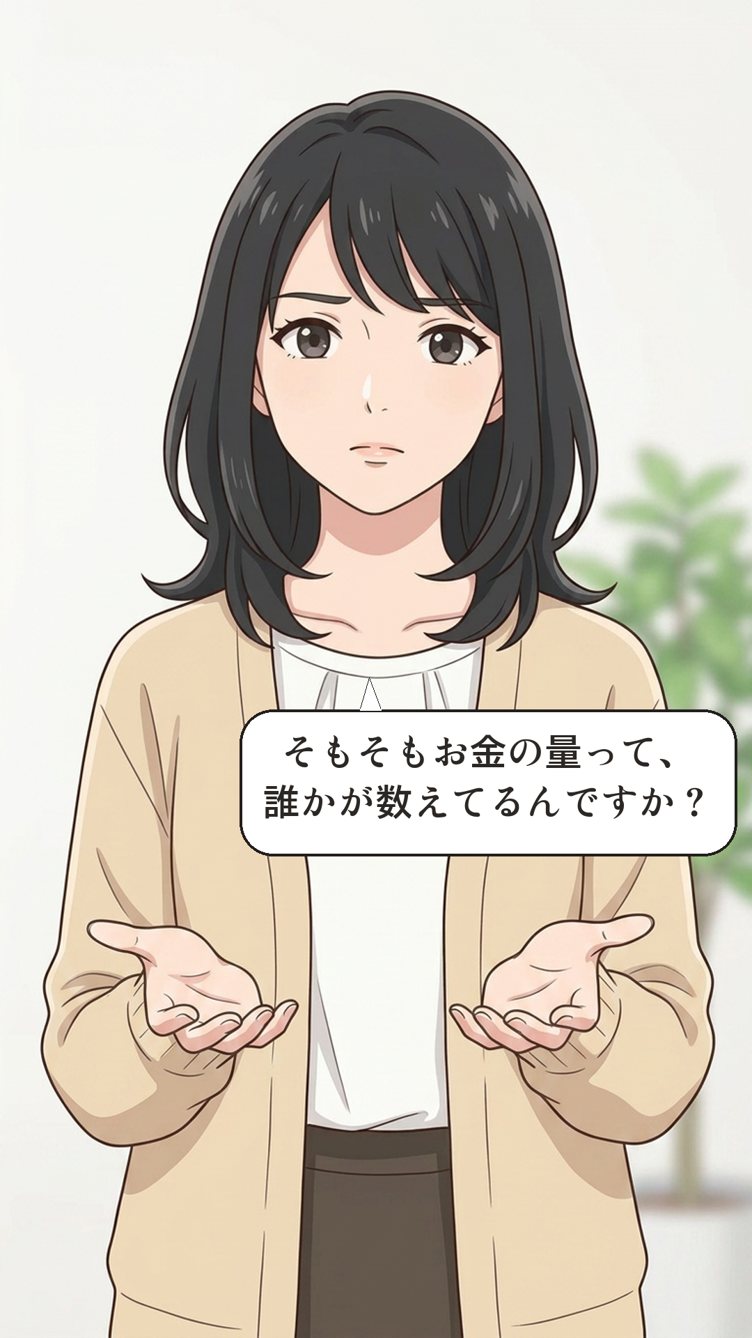 通貨供給量を学ぶカナの4コマ・承
