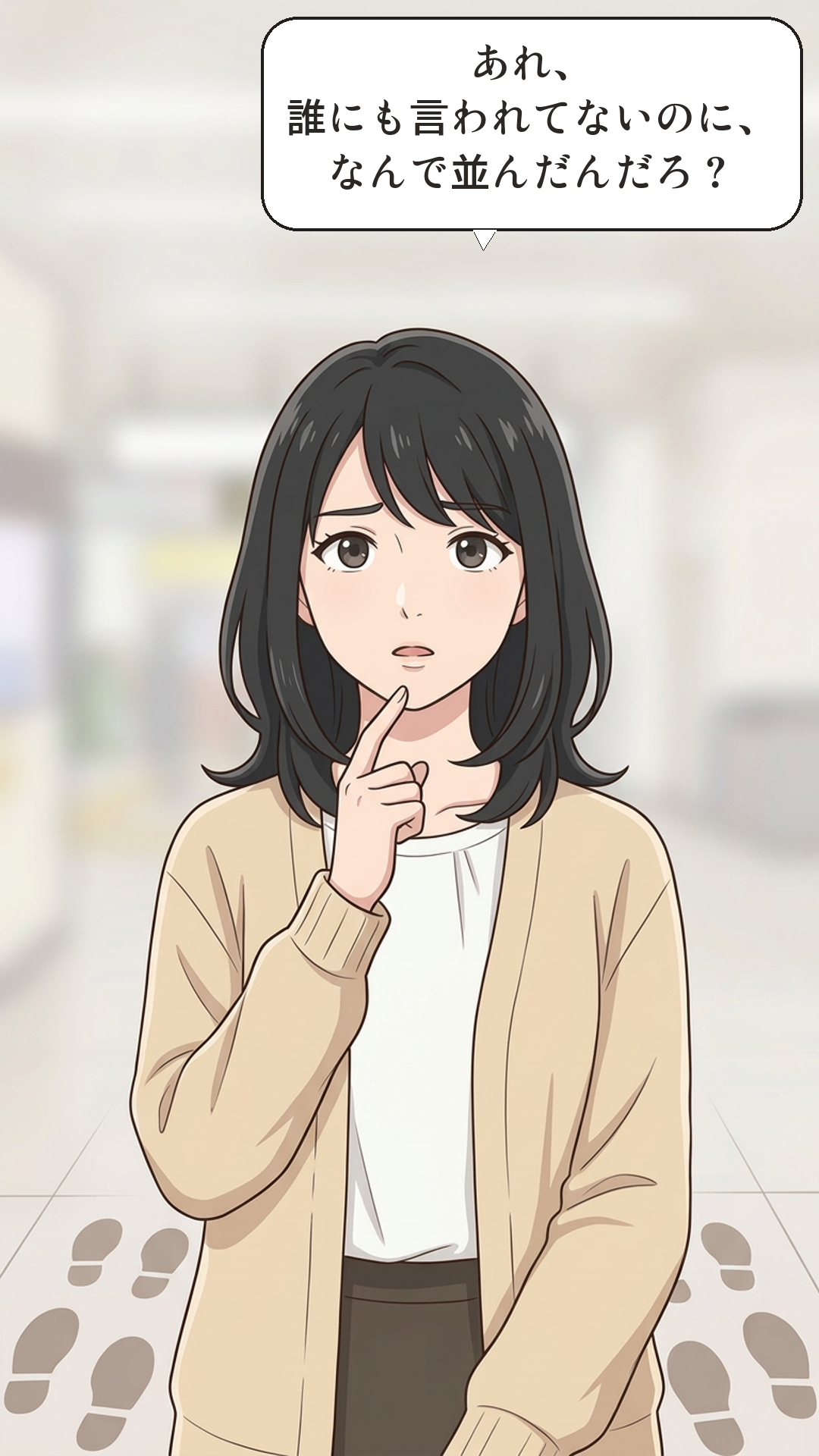 ナッジに引っかかるカナの4コマ・承