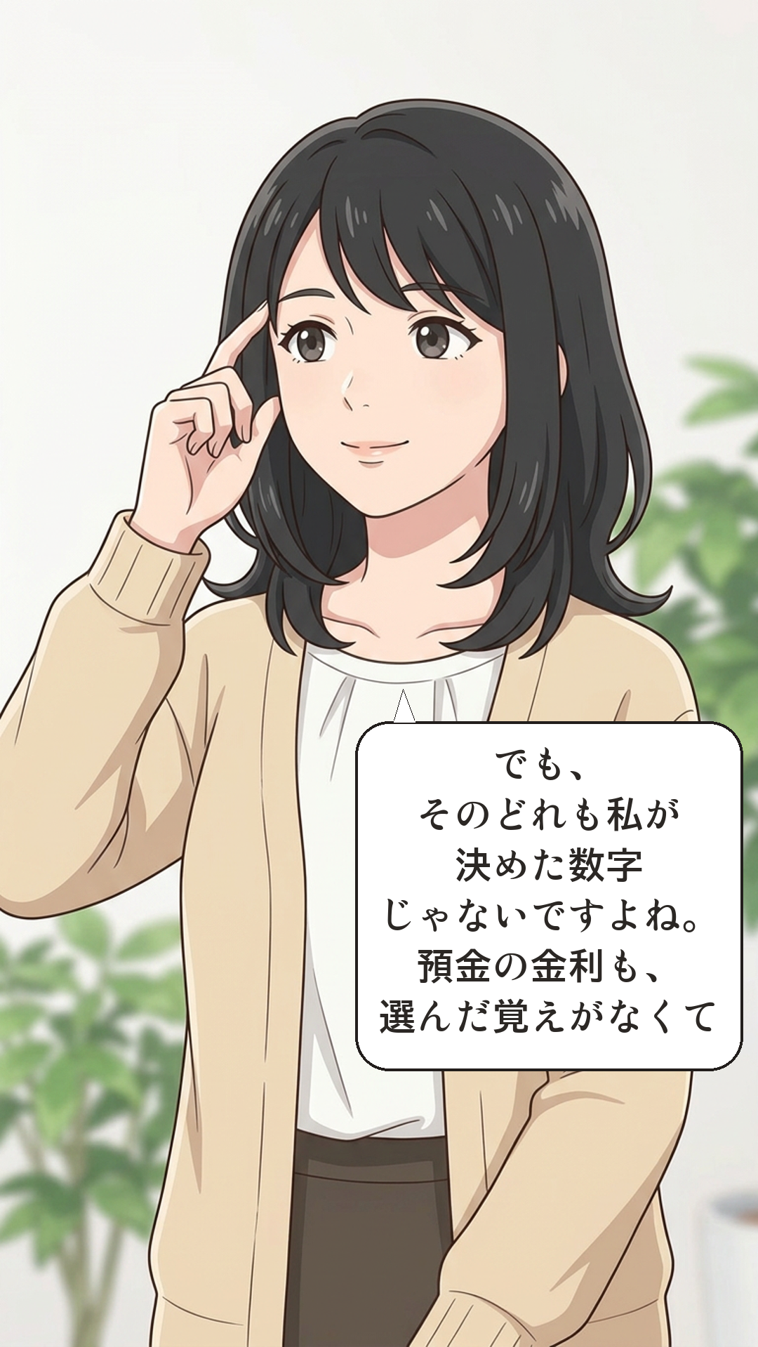 政策金利を学ぶカナの4コマ・承