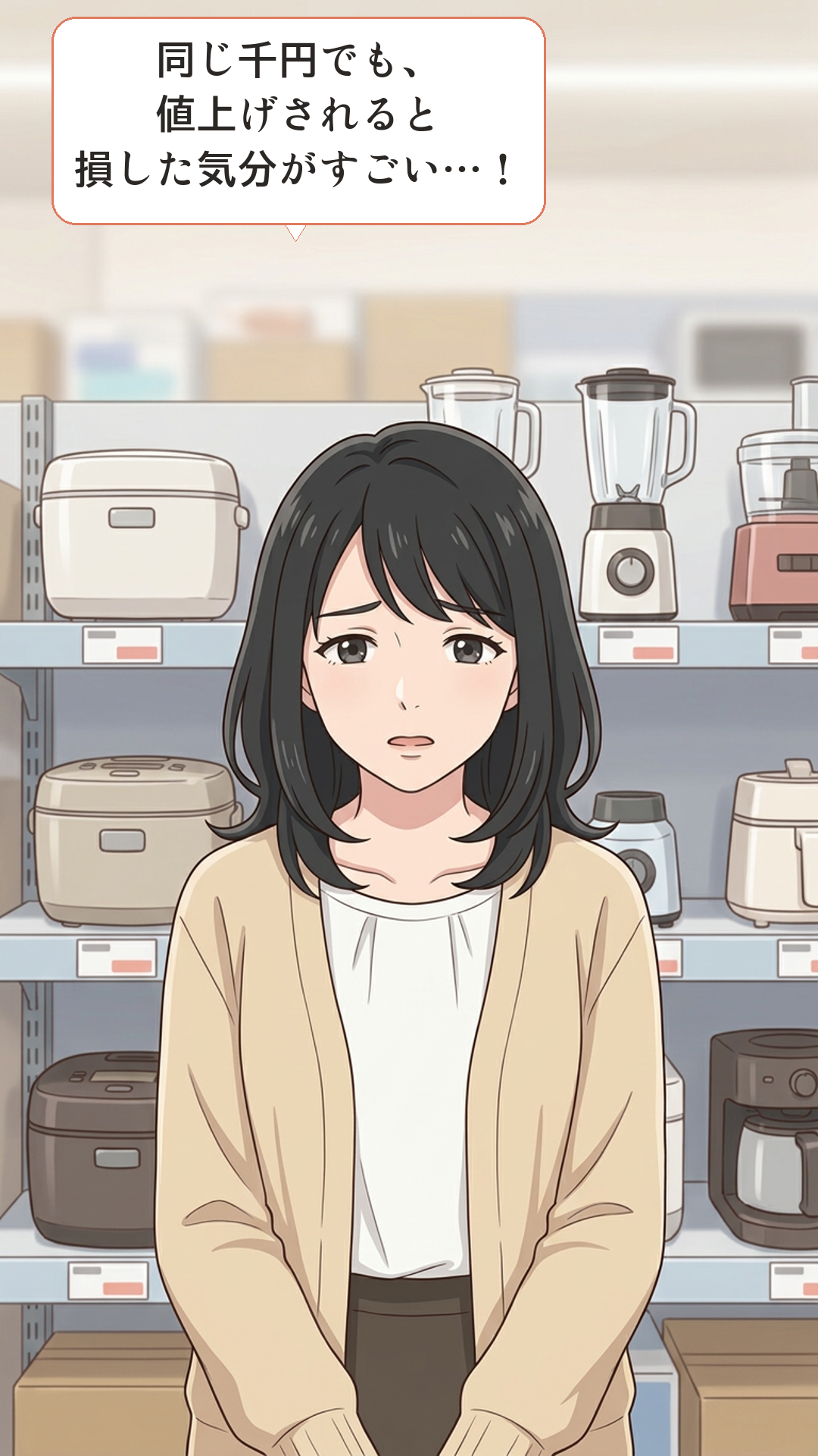 プロスペクト理論に引っかかるカナの4コマ・起