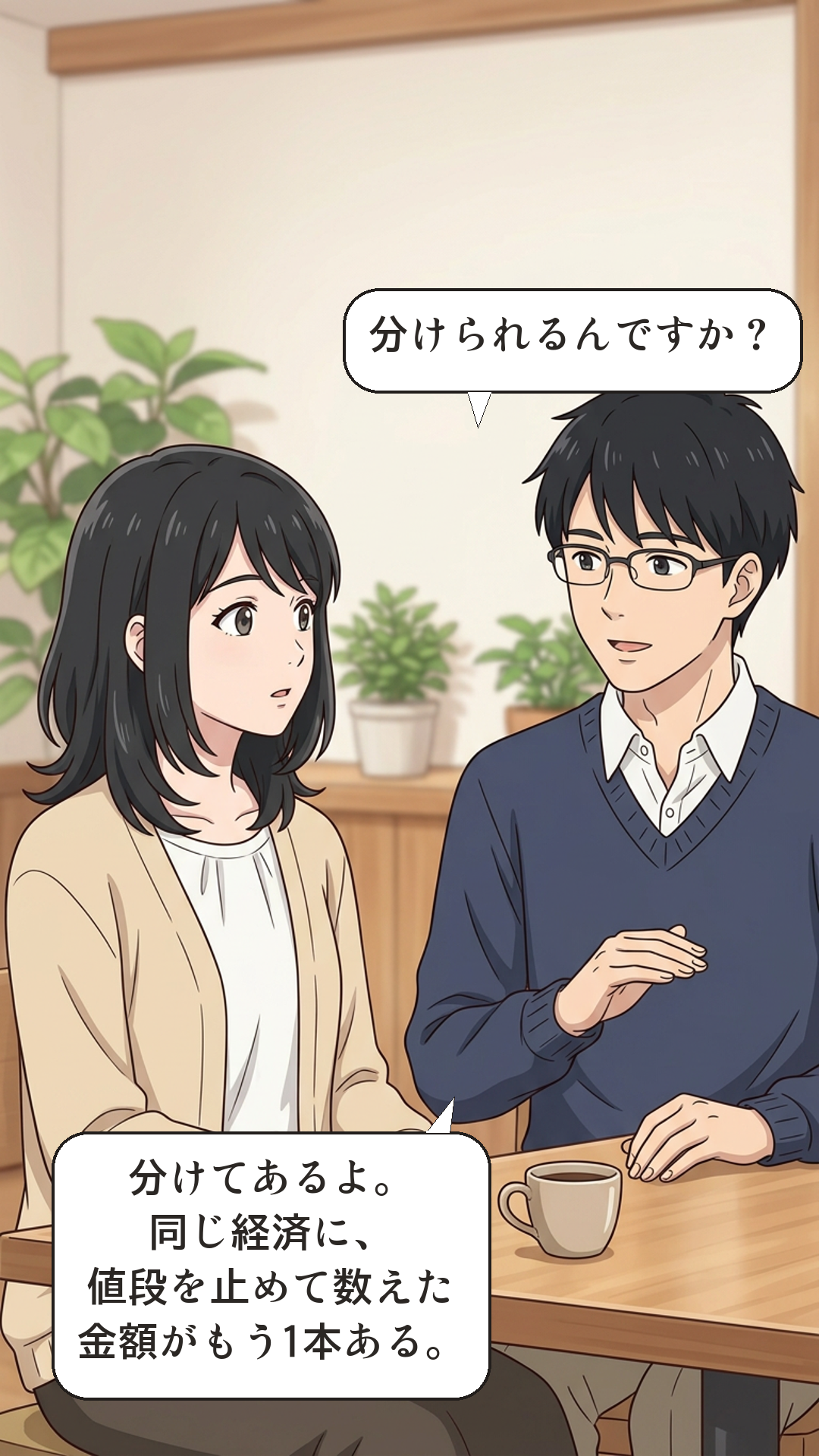実質GDPを学ぶカナの4コマ・転