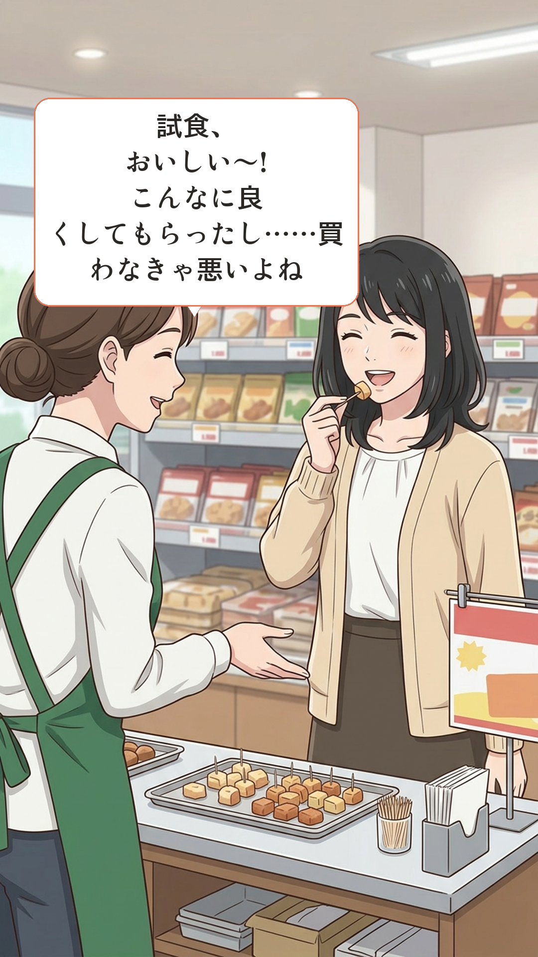 返報性の原理に引っかかるカナの4コマ・起