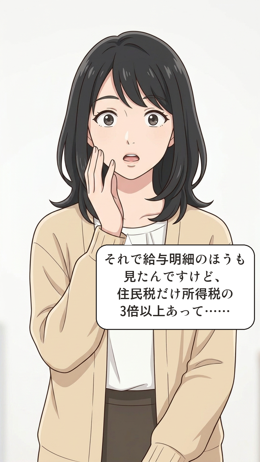 住民税を学ぶカナの4コマ・承