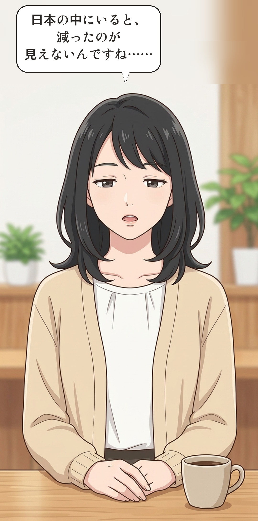 円安と円高を学ぶカナの4コマ・結