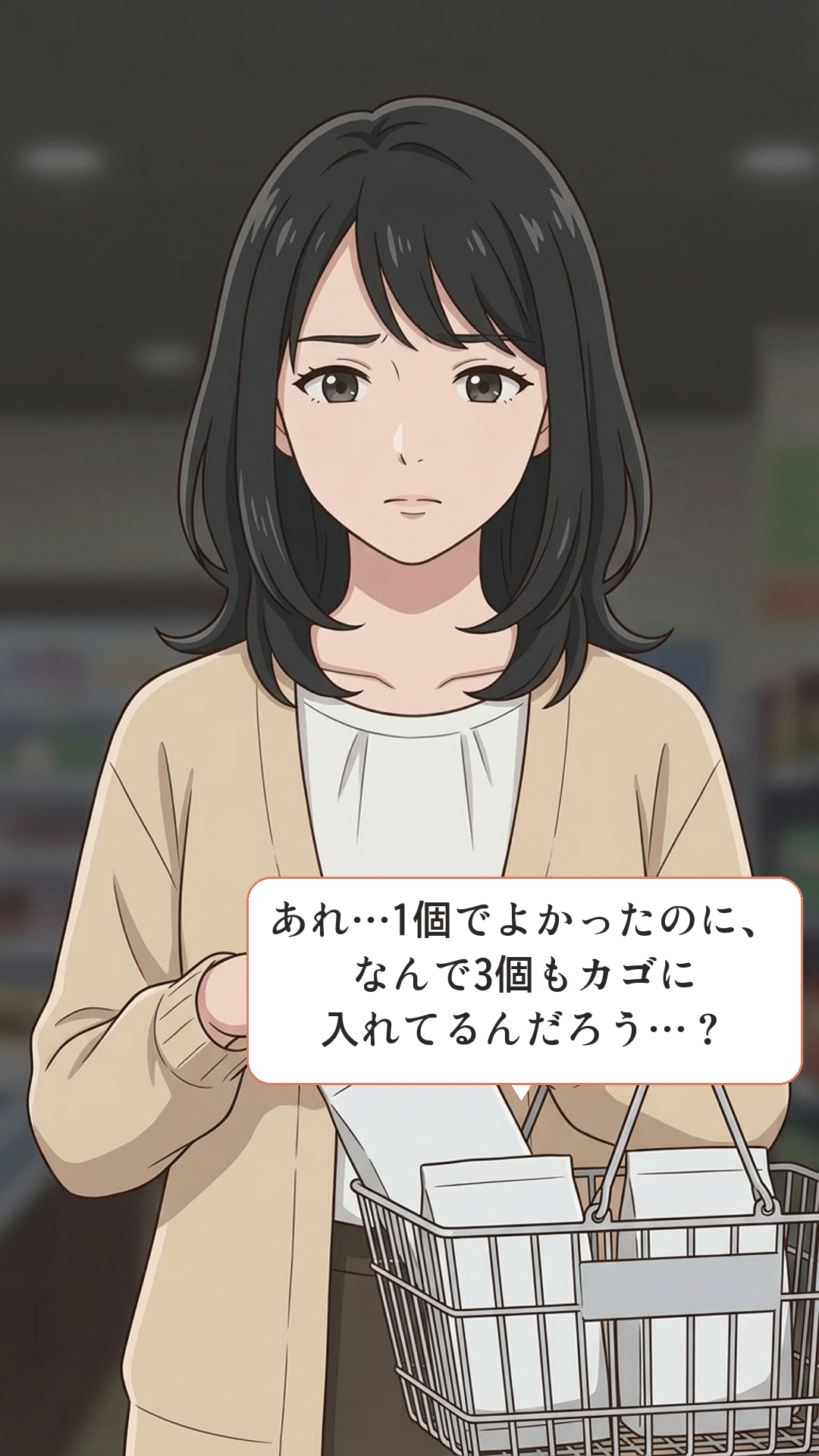 ゼロ価格効果に引っかかるカナの4コマ・承